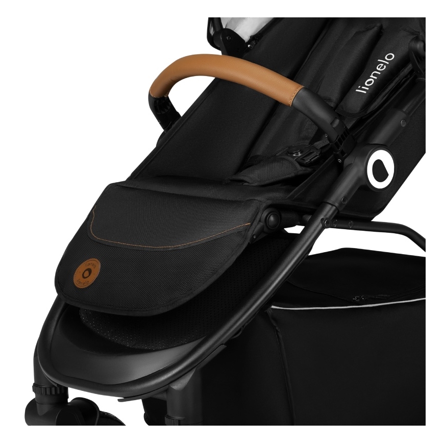 Lionelo - Sportieve kinderwagen NATT Zwarte Onyx