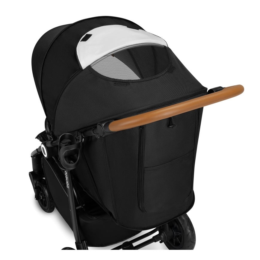 Lionelo - Sportieve kinderwagen NATT Zwarte Onyx