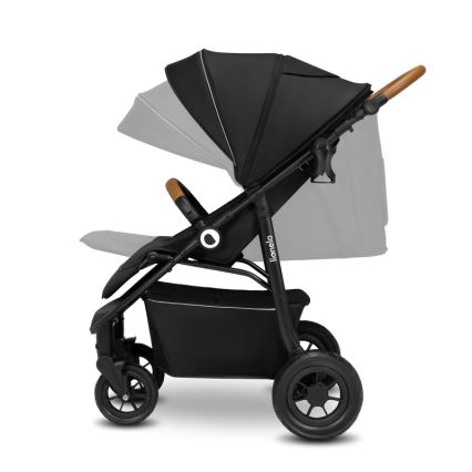 Lionelo - Sportieve kinderwagen NATT Zwarte Onyx