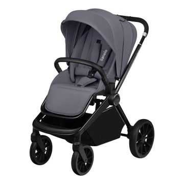 Lionelo - Sportwagen MIKA PLUS Grey Stone