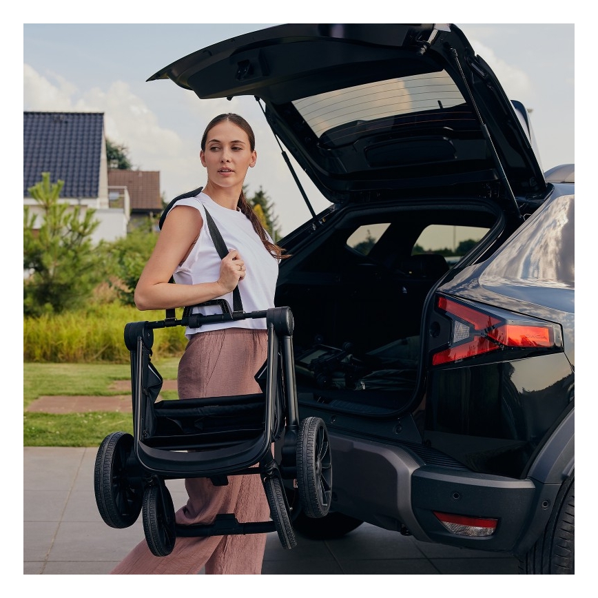 Lionelo - Sportwagen MIKA PLUS Grey Stone