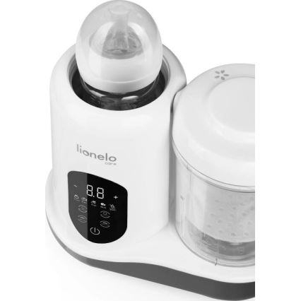 Lionelo - Stoomkoker 5-in-1 BABYMENU 110W/230V wit/grijs