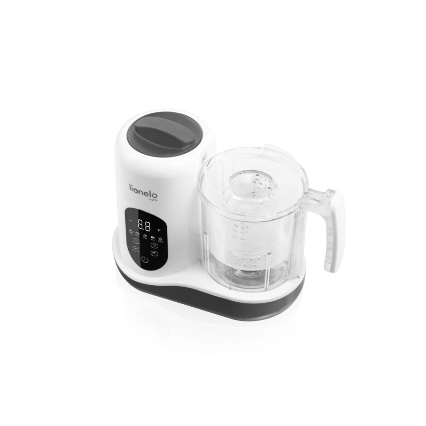 Lionelo - Stoomkoker 5in1 BABYMENU 110W/230V wit/grijs