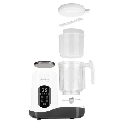 Lionelo - Stoomkoker 5in1 BABYMENU 110W/230V wit/grijs