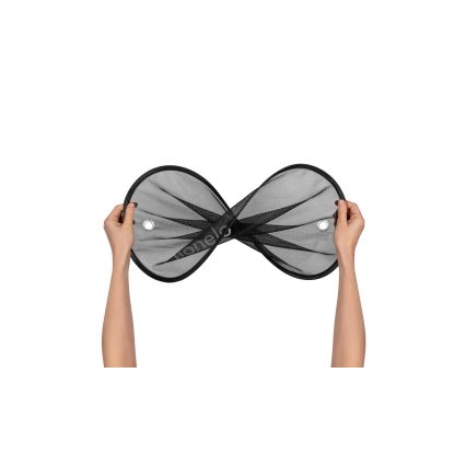 Lionelo - SUNSHADE zonnescherm met zuignap, 2 stuks, zwart