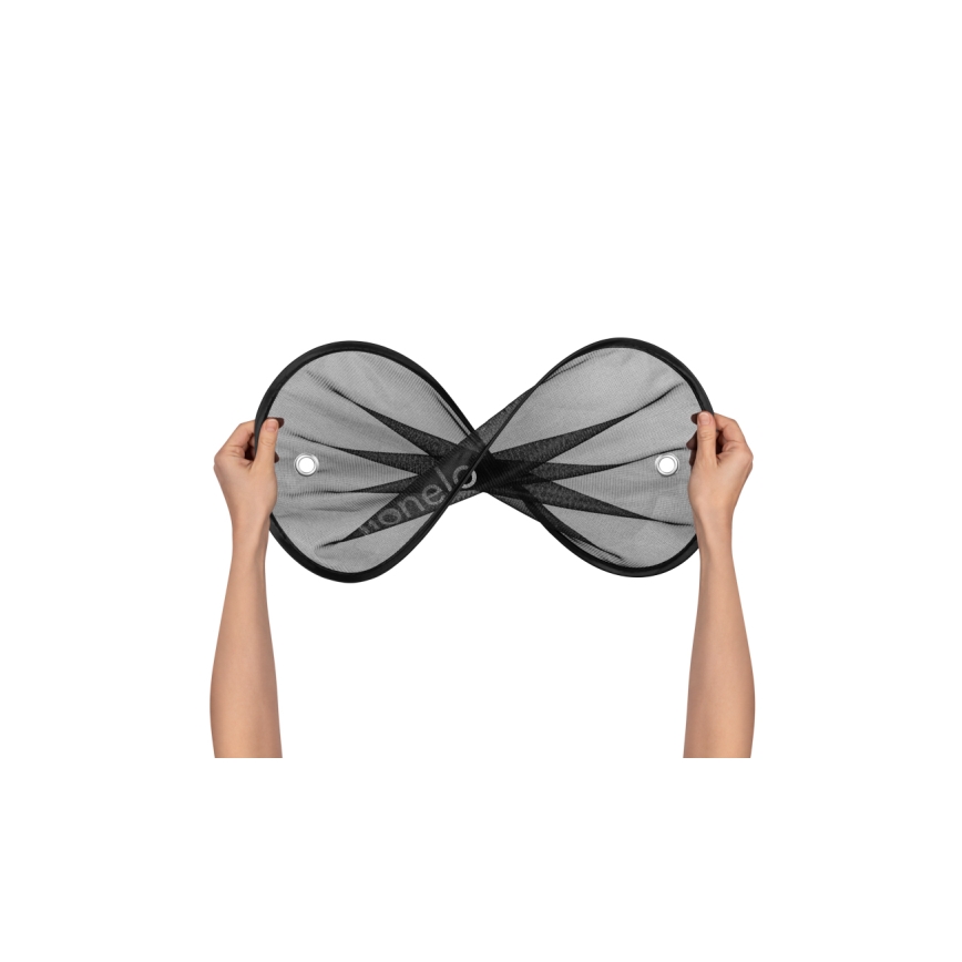 Lionelo - SUNSHADE zonnescherm met zuignap, 2 stuks, zwart