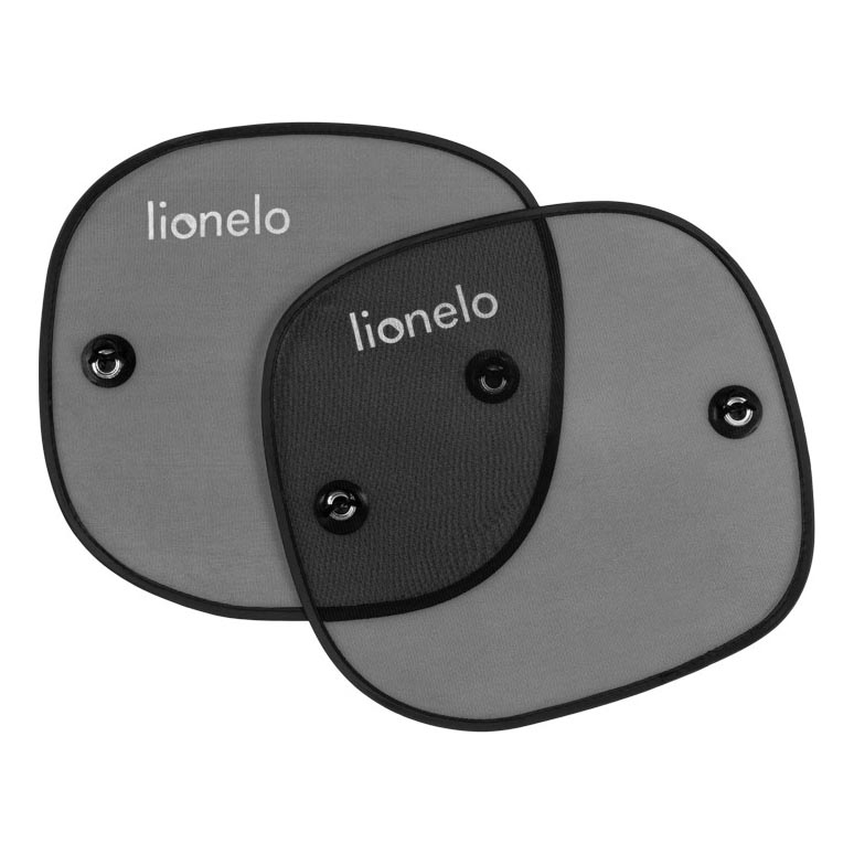 Lionelo - SUNSHADE zonnescherm met zuignappen, 2 stuks, zwart