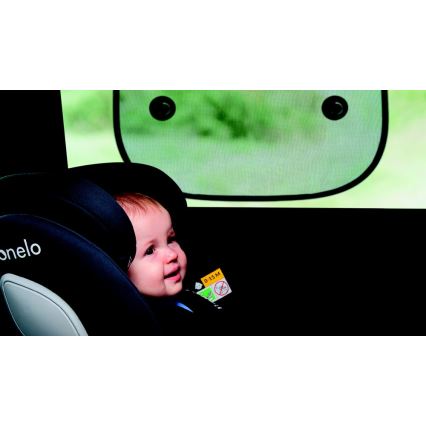 Lionelo - SUNSHADE zonnescherm met zuignappen, 2 stuks, zwart