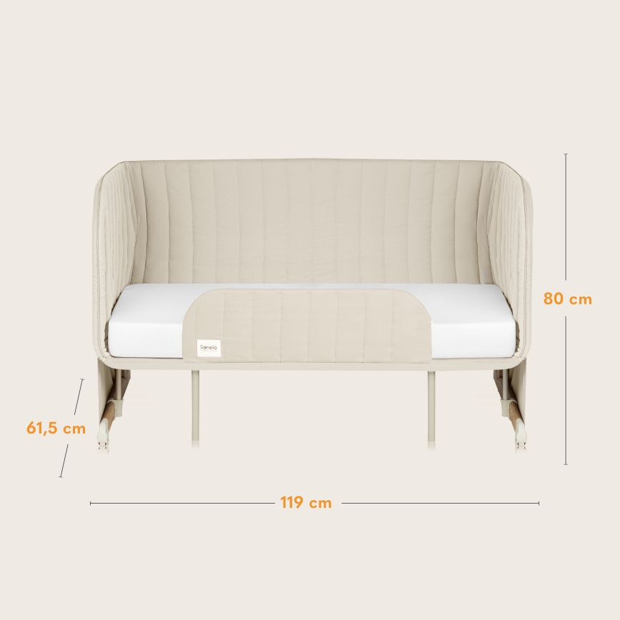 Lionelo - THOMI PLUS 5-in-1 babybedje zandbeige