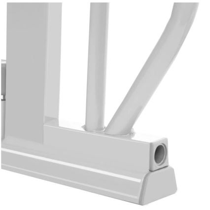 Lionelo - Veiligheidshek TRUUS SLIM LED 1xAAA grijs