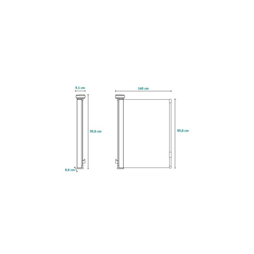 Lionelo - Veiligheidshekje THEA grijs