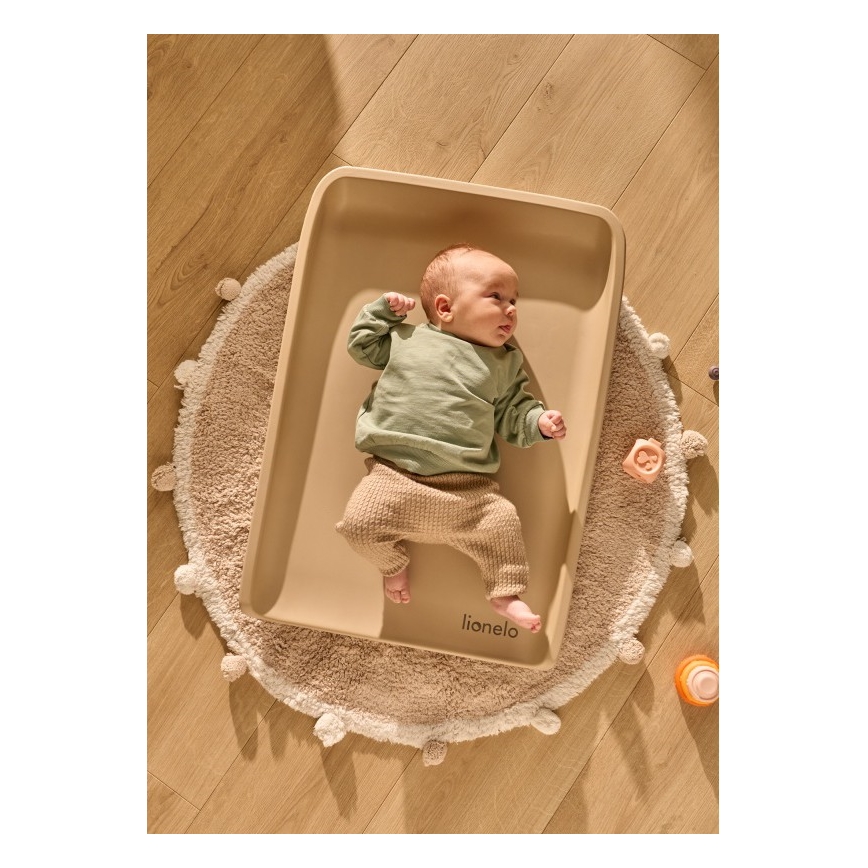 Lionelo - Verschoonmat MEGS 49x70 cm Beige zand