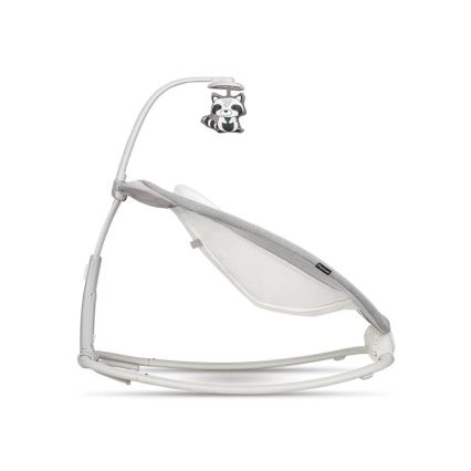 Lionelo - Vibrerende babywipstoel met melodie PASCAL 2xAA grijs