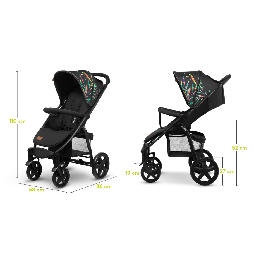Lionelo - Wandelwagen ANNET PLUS zwart