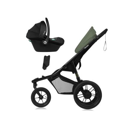 Lionelo - Wandelwagen AZURA zwart/groen