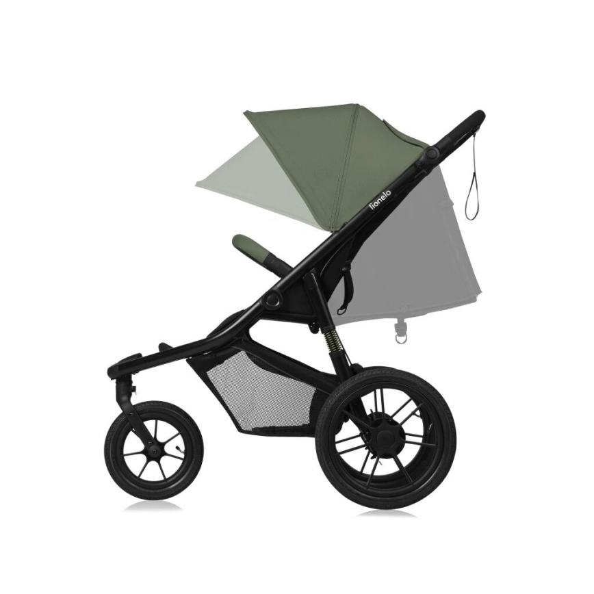 Lionelo - Wandelwagen AZURA zwart/groen