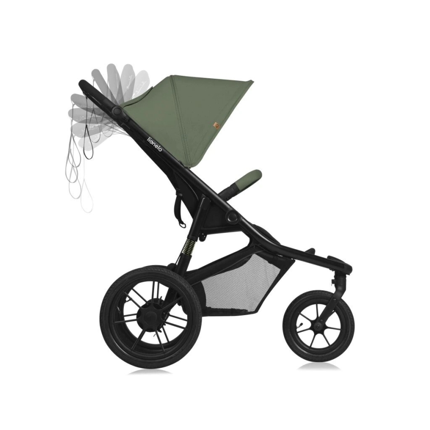 Lionelo - Wandelwagen AZURA zwart/groen