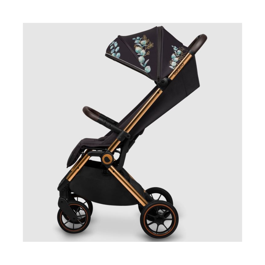 Lionelo - Wandelwagen CLOE zwart/blauw/goud