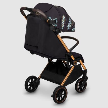 Lionelo - Wandelwagen CLOE zwart/blauw/goud