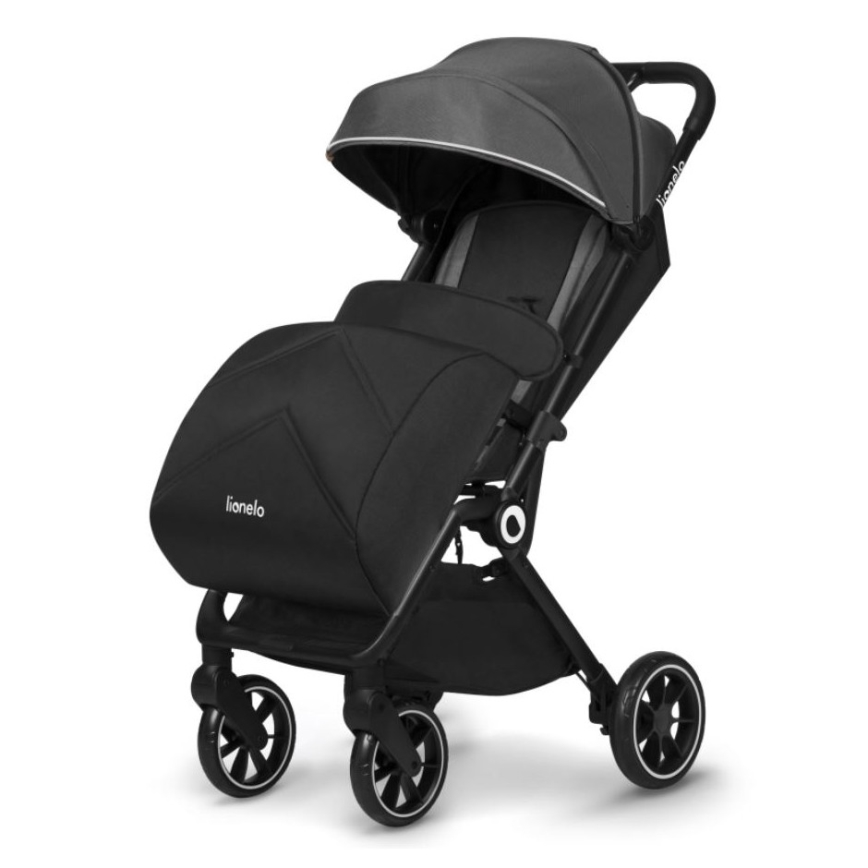 Lionelo - Wandelwagen CLOE zwart/grijs