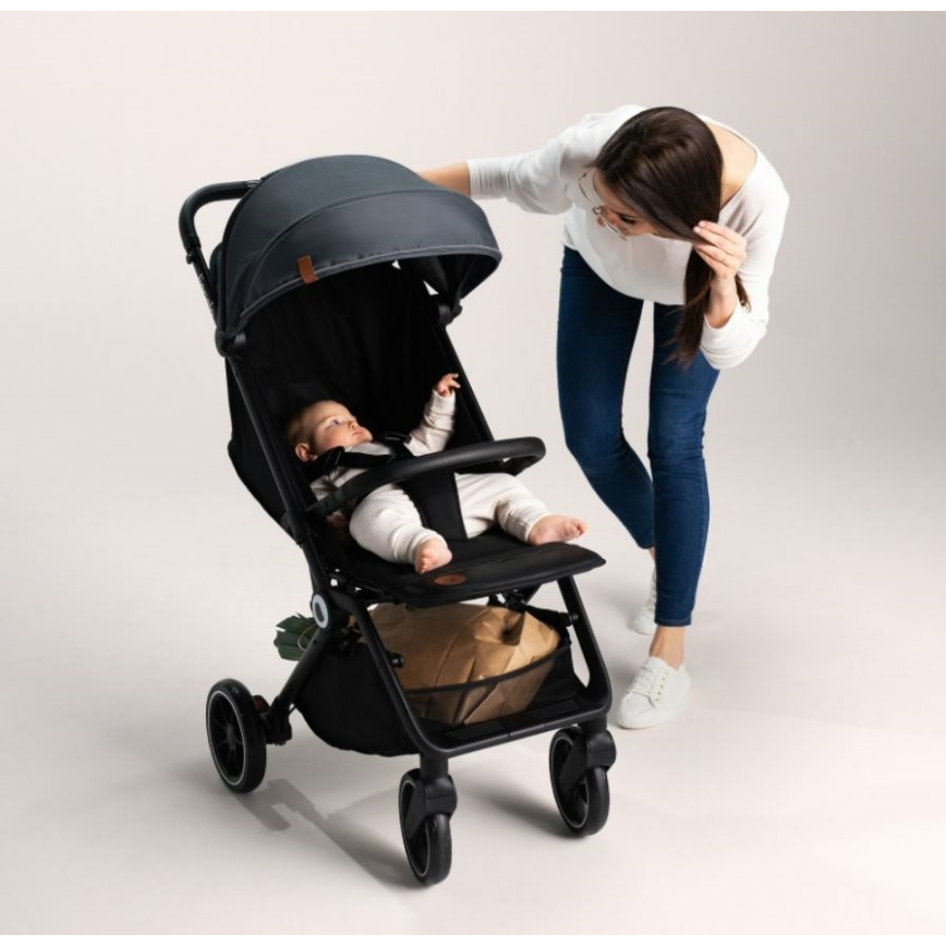 Lionelo - Wandelwagen CLOE zwart/grijs