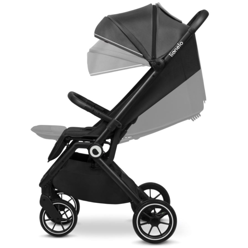 Lionelo - Wandelwagen CLOE zwart/grijs