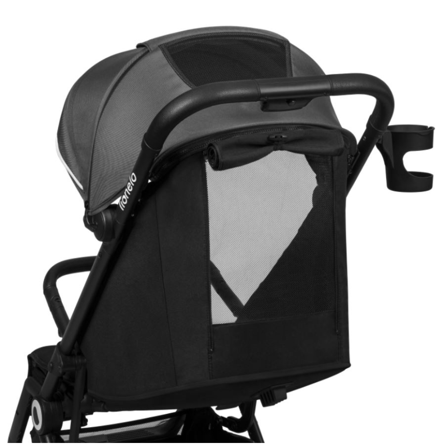 Lionelo - Wandelwagen CLOE zwart/grijs