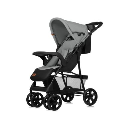 Lionelo - Wandelwagen EMMA PLUS grijs/zwart