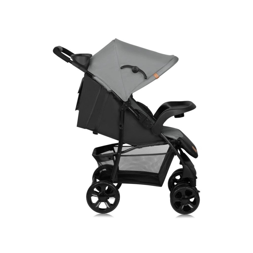 Lionelo - Wandelwagen EMMA PLUS grijs/zwart