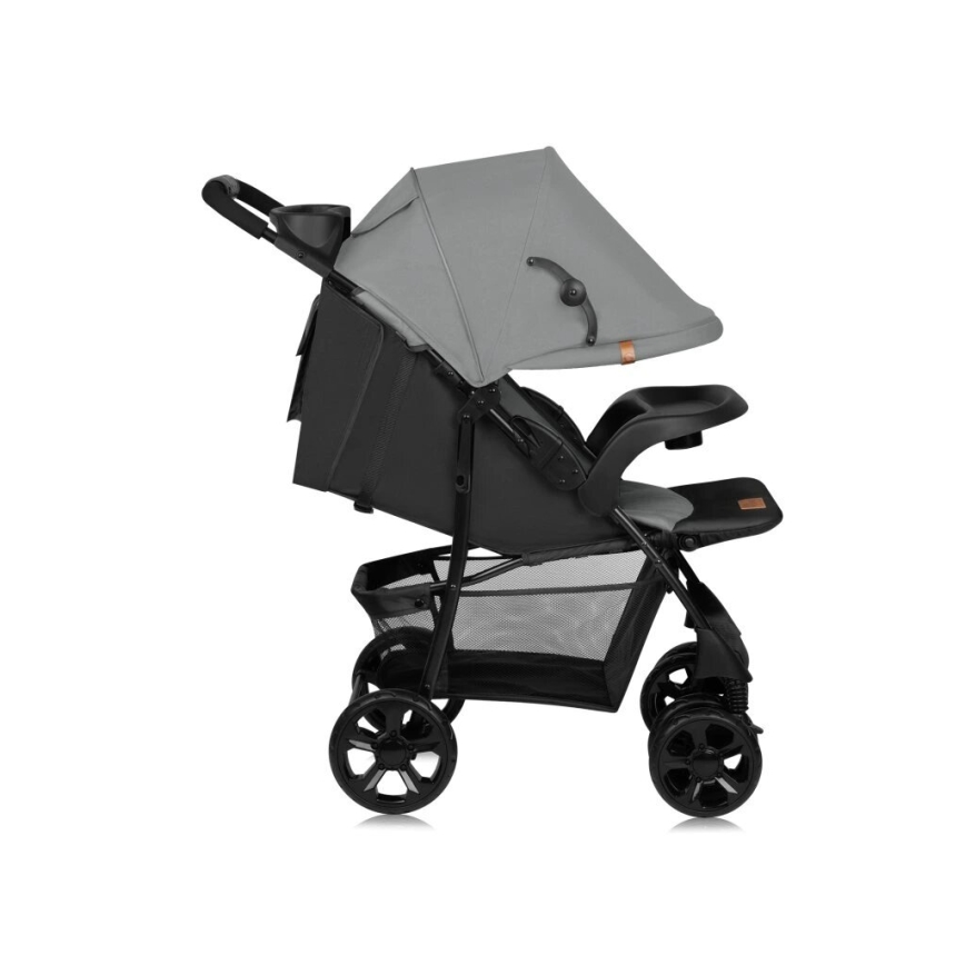 Lionelo - Wandelwagen EMMA PLUS grijs/zwart
