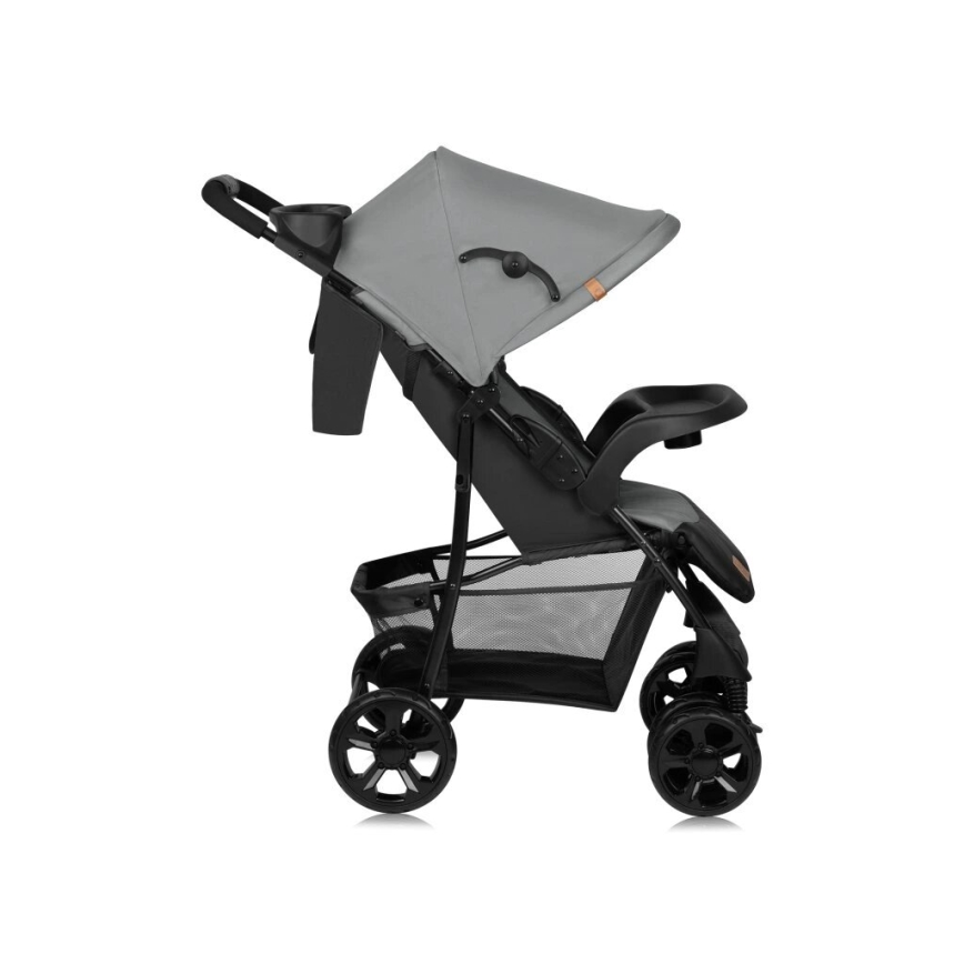 Lionelo - Wandelwagen EMMA PLUS grijs/zwart