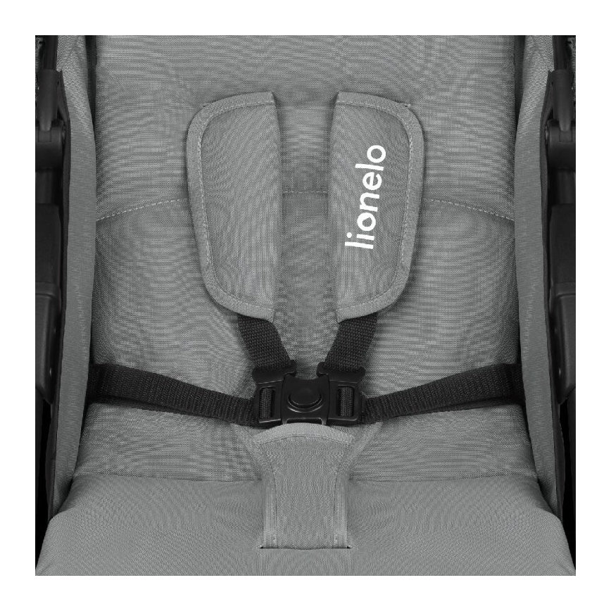 Lionelo - Wandelwagen EMMA PLUS grijs/zwart