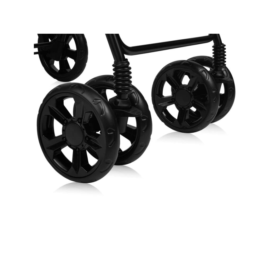 Lionelo - Wandelwagen EMMA PLUS grijs/zwart