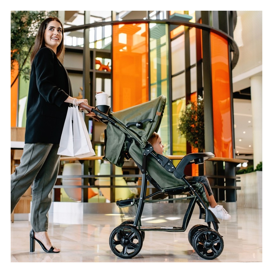 Lionelo - Wandelwagen EMMA PLUS groen