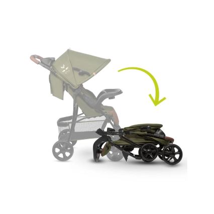 Lionelo - Wandelwagen EMMA PLUS groen