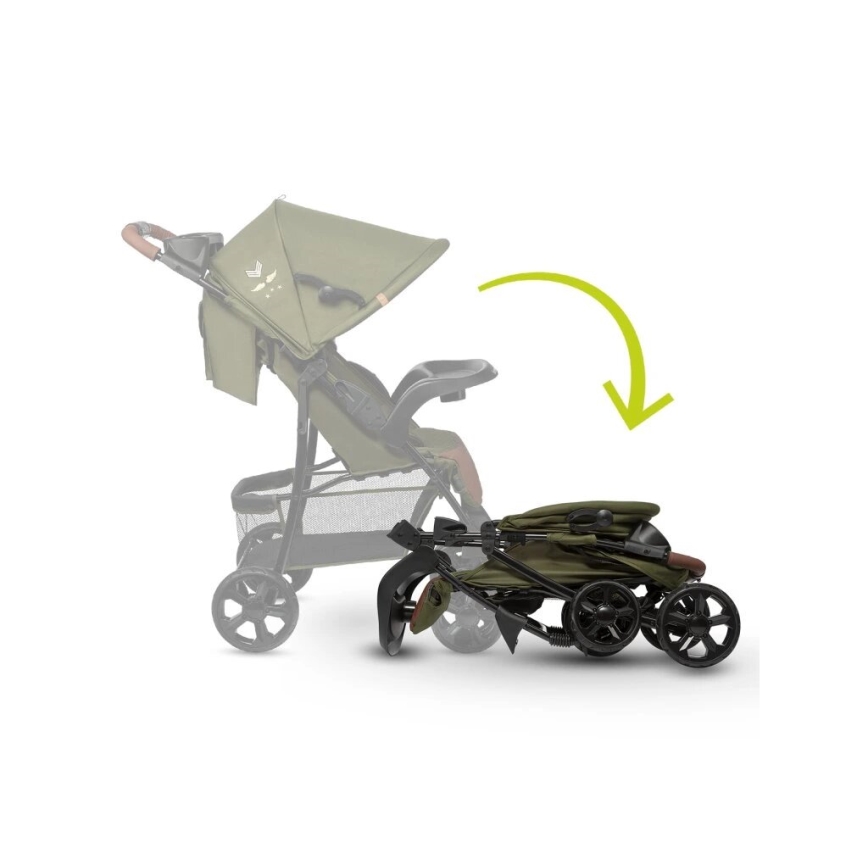 Lionelo - Wandelwagen EMMA PLUS groen