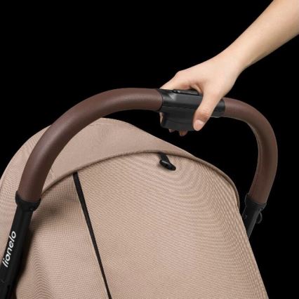Lionelo - Wandelwagen INGRID beige/zwart