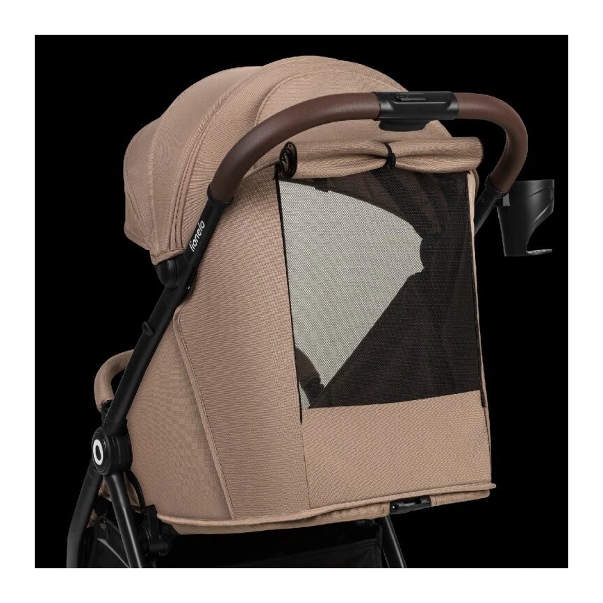 Lionelo - Wandelwagen INGRID beige/zwart