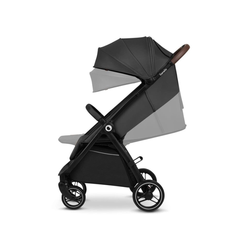 Lionelo - Wandelwagen INGRID donker/zwart