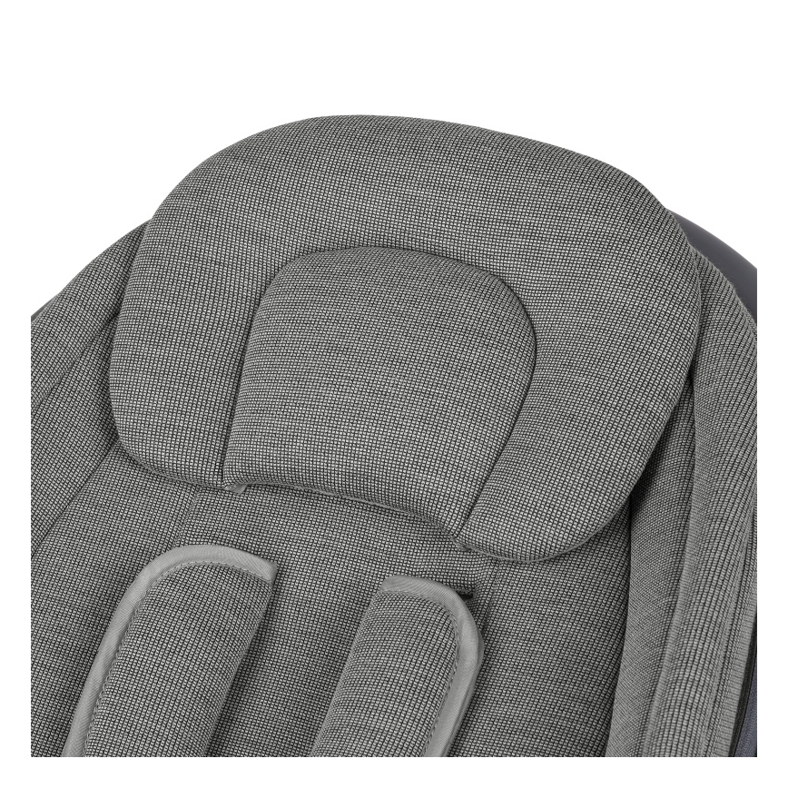 Lionelo - Wipstoel met melodie BLOSSOM Grey Concrete + afstandsbediening