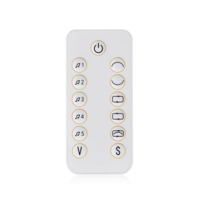 Lionelo - Wipstoel met melodie OLIVIA Beige Natural + afstandsbediening