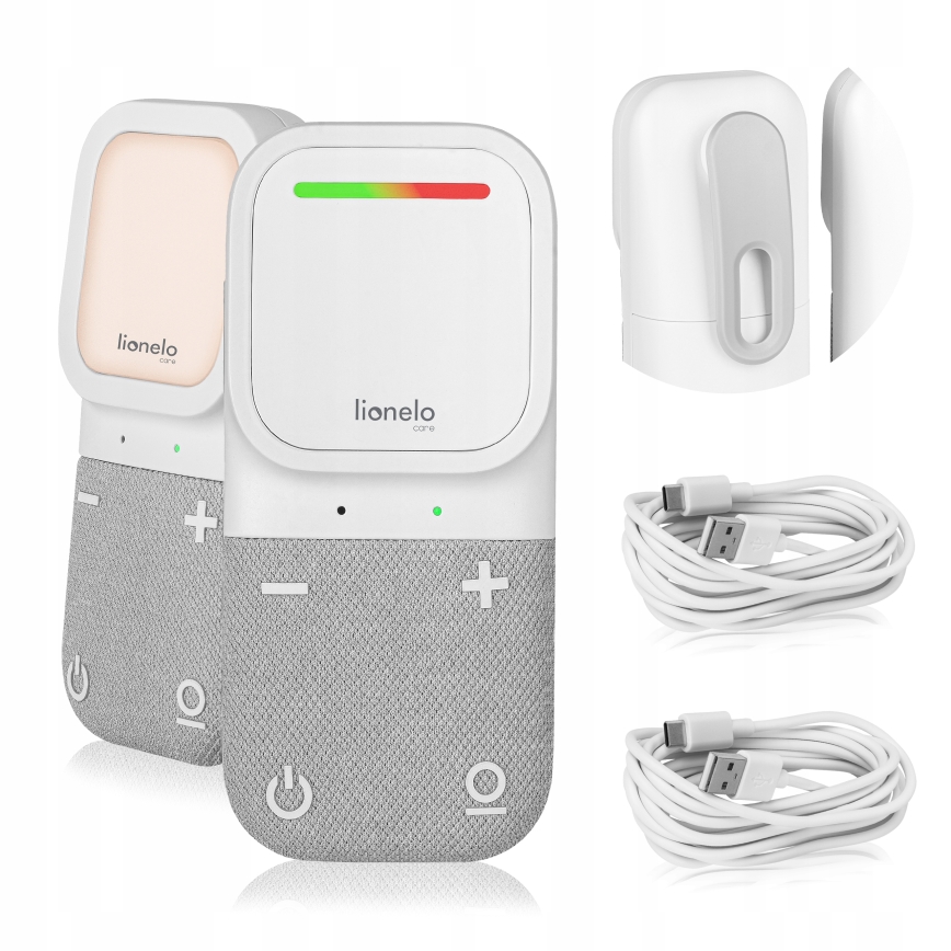 Lionelo - Wireless rechargeable audio baby monitor BABYLINE 2.2 5V