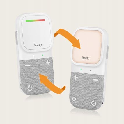 Lionelo - Wireless rechargeable audio baby monitor BABYLINE 2.2 5V