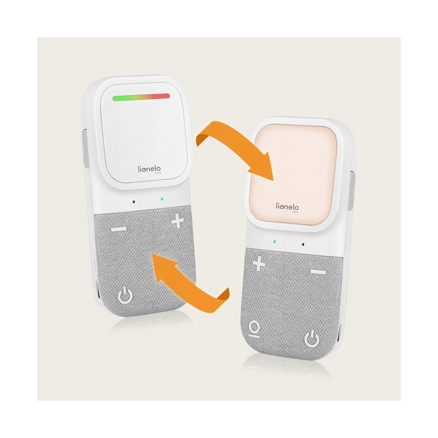 Lionelo - Wireless rechargeable audio baby monitor BABYLINE 2.2 5V