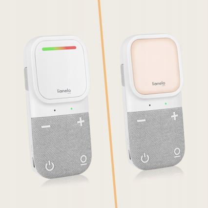Lionelo - Wireless rechargeable audio baby monitor BABYLINE 2.2 5V