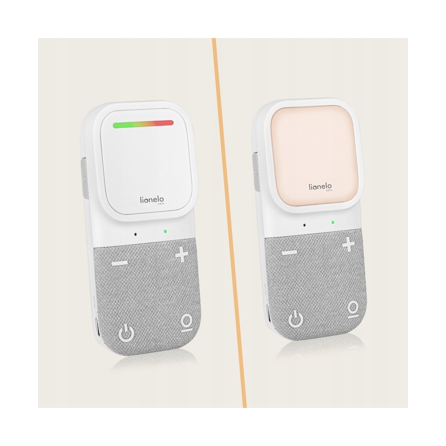 Lionelo - Wireless rechargeable audio baby monitor BABYLINE 2.2 5V