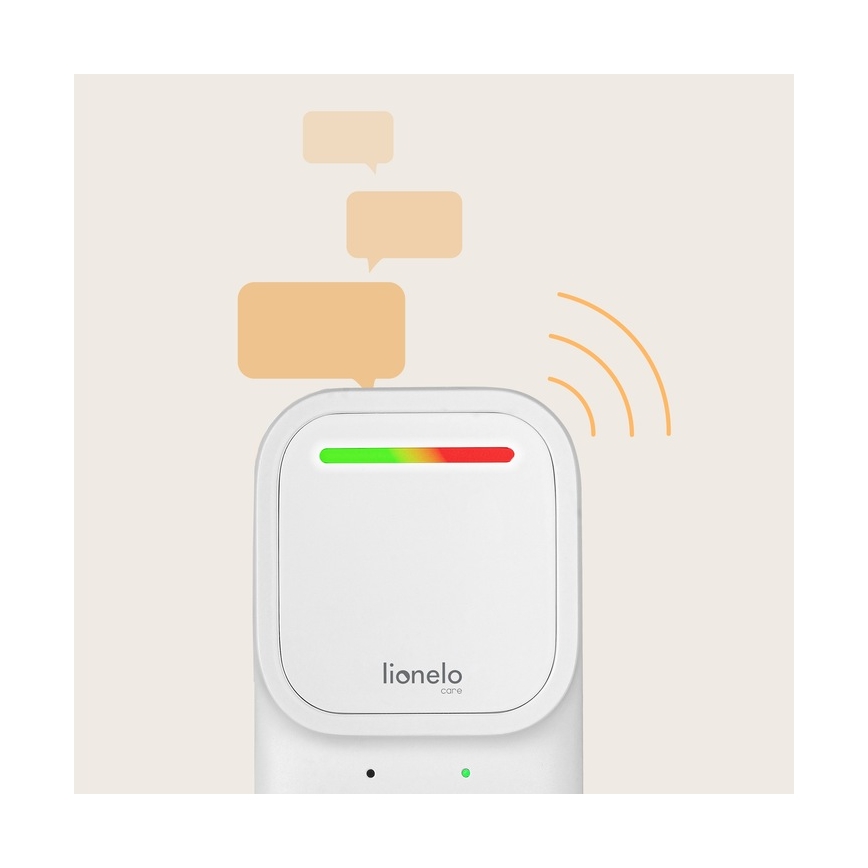 Lionelo - Wireless rechargeable audio baby monitor BABYLINE 2.2 5V