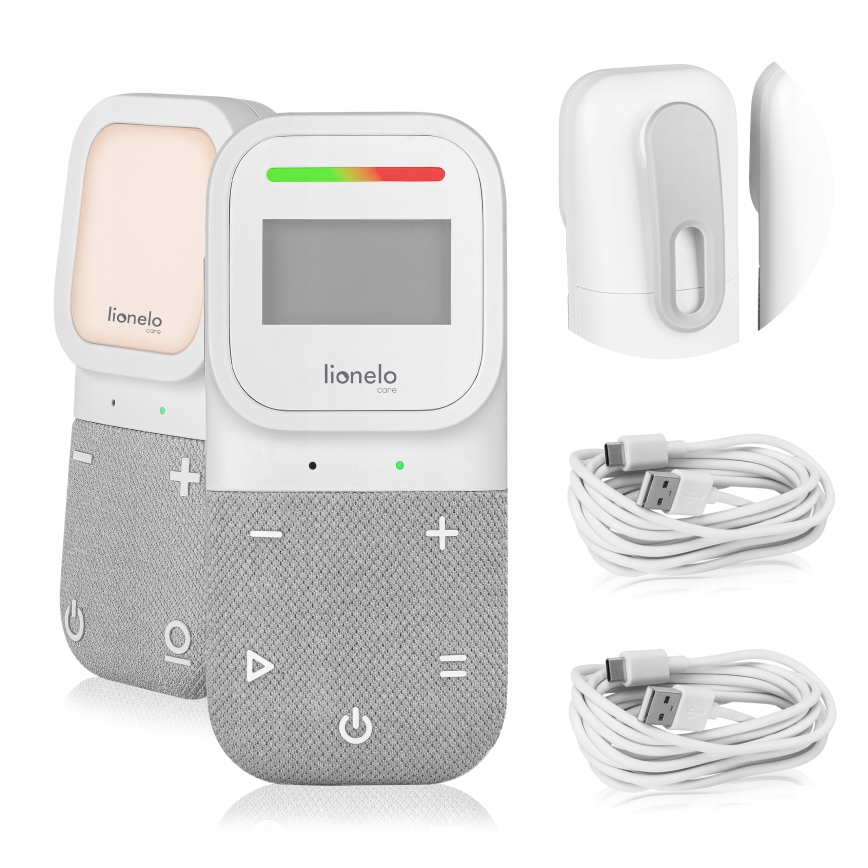 Lionelo - Wireless rechargeable audio baby monitor BABYLINE 2.3 5V
