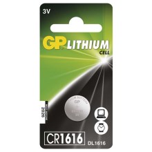 Lithium knoopcel batterij CR1616 GP LITHIUM 3V/55 mAh