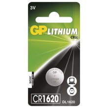Lithium knoopcel batterij CR1620 GP LITHIUM 3V/75 mAh